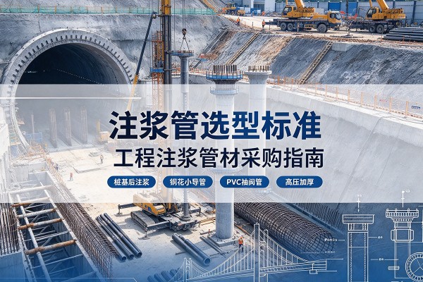 西平注浆管选型标准