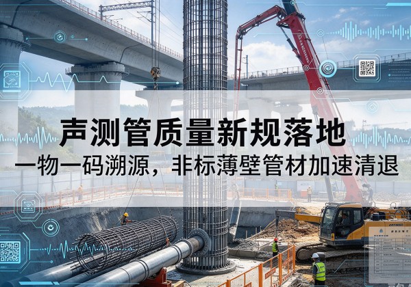 西平声测管质量新规落地，一物一码溯源，非标薄壁管材加速清退
